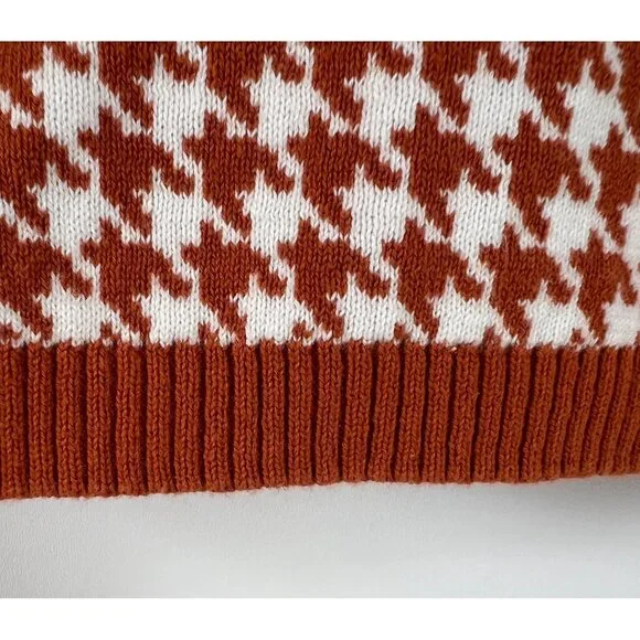 Sincerely Jules Girl Houndstooth Cardigan Sweater - Picture 7 of 10